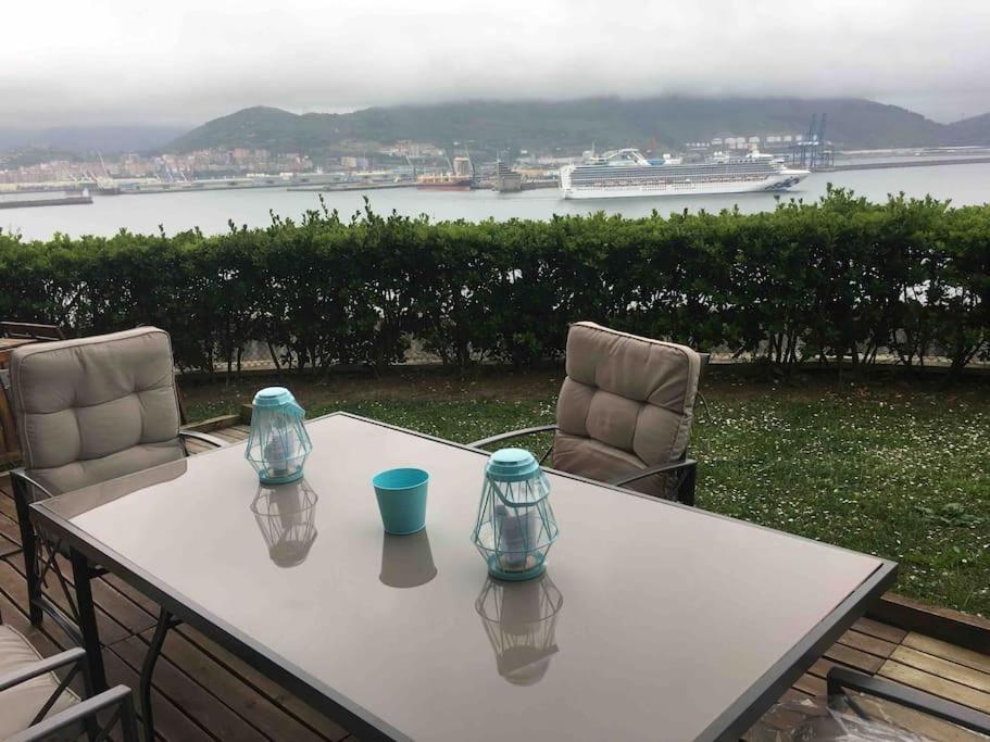 Flat With 160 M Of Garden, Sea Views Bilbao-Getxo Apartamento Exterior foto